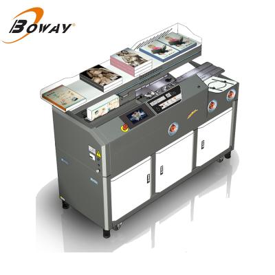 China Retail BOWAY K8 440mm L 60mm H 9 Teeth Large Milling Gule Sheet Book Binding Perfect Paper Binding Machine 9 Cutter Hot Melt for sale