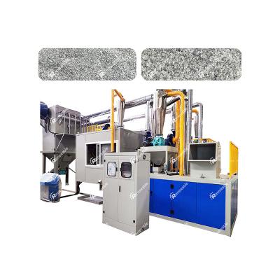 China Waste aluminium and plastic separating Automatic Scrap Aluminum Foil Recycle Machine Aluminum Composite Panel Separator for sale