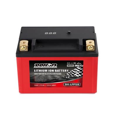 China Motorcycle Batteries LFP12S Motorcycle Batteries 12V CCA480 8Ah Motorcycle Battery Lithium for sale