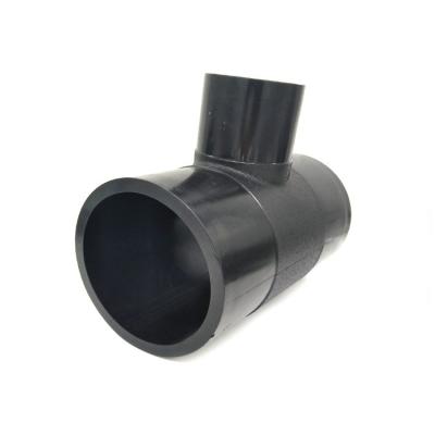 China Pipe Lines Connect Chinese Suppliers HDPE Pipe Fittings Flat Joint Tee Butt Fusion Equal Tee for sale