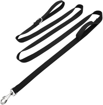 China Personalized Nylon Double Handle Dog Leash Luxury Heavy Duty Heavy Duty Tactical Leash for sale