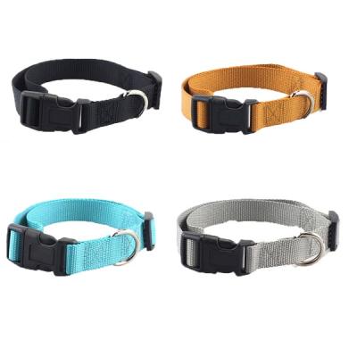 China Custom cheap price dog collar accessories pet leash vegan lux nylon soft dog collar for sale