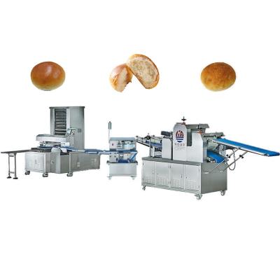 China Automatic Bread Production Line Huide Factory Supplier Automatic Bread Production Line Cream Roll Butter Bread Making Machine for sale