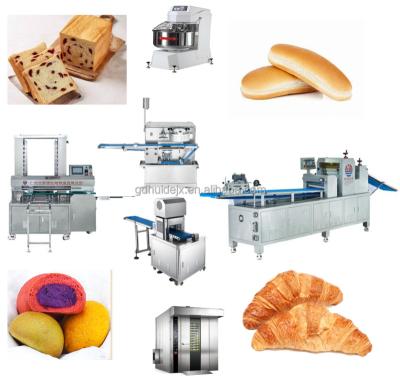 China High Efficiency Easy Operation Food And Beverage Industry Stainless Steel Toast Cookie Production Line Bread Industry Equipment Bread Line for sale