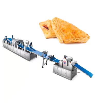 China High Capacity HID Production Automatic Baking Pastry Dough Machine Flaky Puff Soft Puff Pastry Making Machine for sale