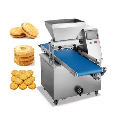 China Bakery Stainless Steel Cookie Forming Machine Cookie Making Depositor Cookie Bakery Equipment Automatic Production Line for sale