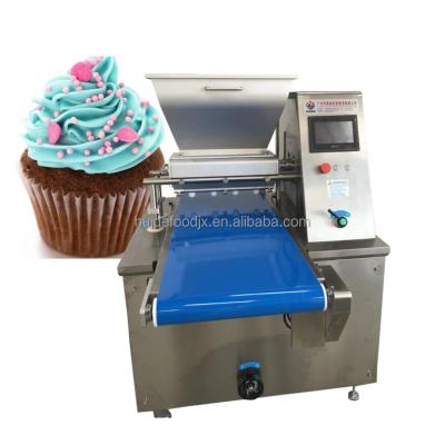 China Hotels Guangzhou Huide PLC System Paper Cup Cake Cupcake Making Machine Small Cake Depositor Machine for sale