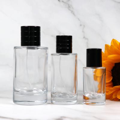 China 100ml Spray Bottles Glass Perfume Bottle Cosmetic Wholesale Square Perfume Bottle for sale