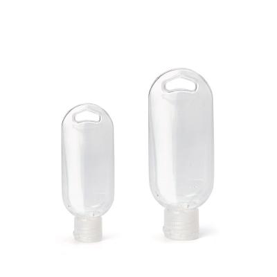 China Gel factory hot sale empty hand sanitizer water spray bottle with carabiner for sale