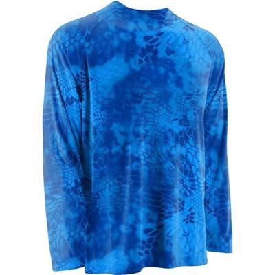 China 100% Polyester QUICK DRY Mens Full Microfiber Sublimation Printing Fishing Shirts Long Sleeve UV Quick Dry Custom Fishing Shirt Upf50 for sale