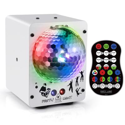 China Disco LED String Strobe Laser Stage Light RGB Disco Ball Lights Christmas Halloween Christmas Room Home Decoration for sale