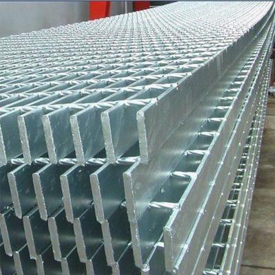 China Steel Grating Galvanized Steel Bar Traditional Heavy Duty 32x5mm Serrated Grating For Floor Steel Grating Weight for sale