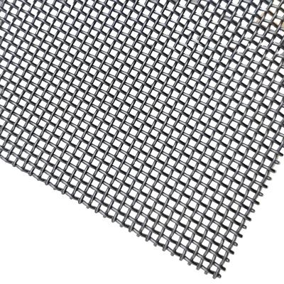 China 304 316 Modern SS 11 Mesh Guard Black Powder Coated Window Security Screen Mesh for sale