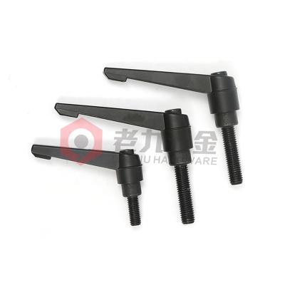 China Alloy Support OEM Service M12 Alloy Detachable Metal Adjustable Repair Handle Clamping Levers for sale