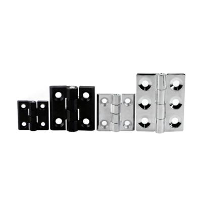 China Workmanship Wear Resistance Industrial Exquisite Black Chrome Finish Industrial Electric Door Hinges for sale