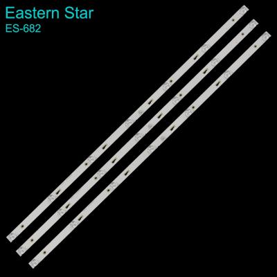 China LED TV ES-682 use for LC430DUY-SHA1 LED TV panel backlight strip (3) 43D2700 3*7 43HR332M07A0 V2 755MM for sale