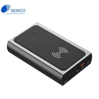 China fast charging support semco 100W 20000mAh mobile phone power bank 20V/5A usb C input phone fast charging portable charger for sale