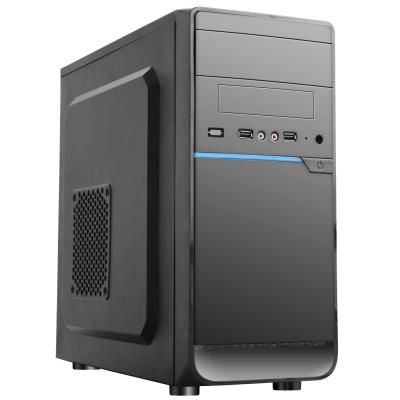 China With Fan M-ATX Desktop Case Mid Tower Computer PC Cabinet With ATX Power Supply for sale