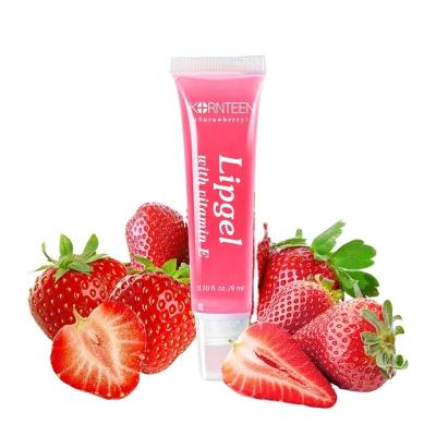 China Sunscreen Moisturizing Natural Bubble Gum Clear Lip Gloss Base Gel Vegan Lip Gloss Lip Tint Oil with Vitamins Rose Hip Cherry Strawberry for sale