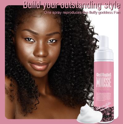 China Organic Most effeHair Styling Mousse Natural Anti - Frizz Hair Mousse Curly Mousse Strong Fast Styling Hair Styling Products for sale