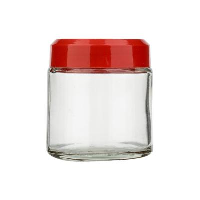 China Personal Care Recycled In Stock 4OZ Hair Pomade Cosmetic Packaging Container , Skin Care Cream Glass Jar for sale