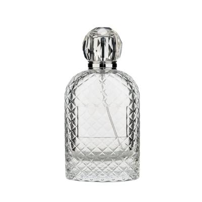 China Unique Design Moroccan Crystal Perfume Glass Bottle Personal Care for sale