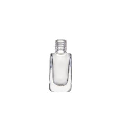 China Personal care high quality small square empty nail polish glass bottle glass for sale