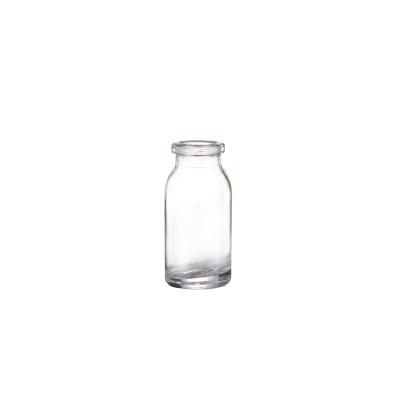 China Small Pharmaceutical Empty Pharmaceutical Bottles Clear Glass Vial 10ml for sale