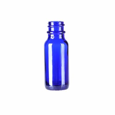 China Essential oil pharmaceutical blue bottle glass for sale