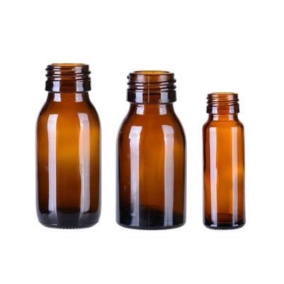 China 30ml pharmaceutical in 150ml glass amber syrup bottle for maple syrup for sale