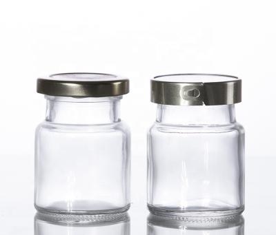 China Different Size Viable Hot Selling Glass Jar Food Grade Glass Jam Jar Wholesale Airtight Jar Containers for sale