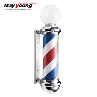 China M102D Hair Salon Barber Shop Open Sign Classic Revolving Outdoor Barber Post M102D for sale