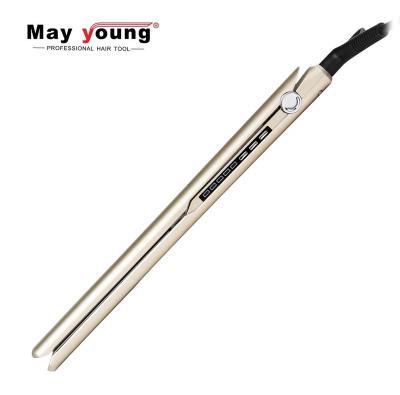 China M524B Household Bestselling Super Wide Nano Titanium LED Colored Hair Flat Iron for sale