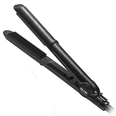 China M516D Household Hot Sale LED Deep Crimp Flat Iron Hair Straightener Hair Crimper for sale