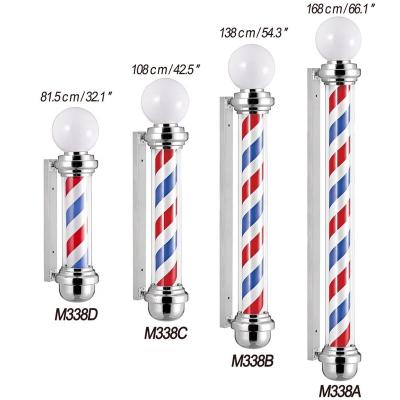 China M338 series wholesaler factory price barber light hair salon pole M338 for sale