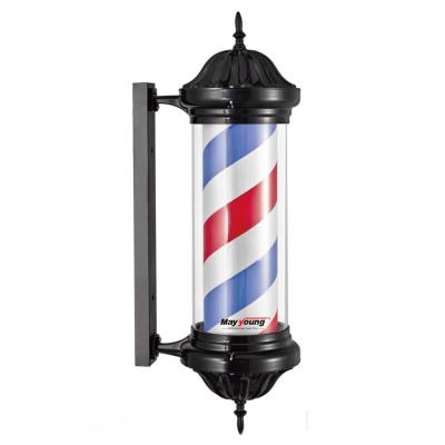 China Factory Price M345 LED Barber Shop Sign Pole Light M345 Barber Revolving Pole for sale