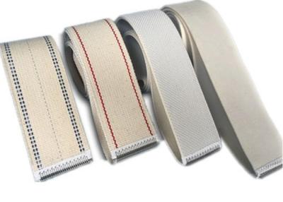 China White Woven Folding Cotton Belt / Folder Machine Belt 2mm Thickness for sale