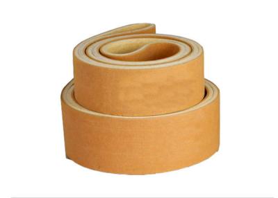 China Yellow PBO Kevlar Flat Belt / Kevlar Conveyor Belt For Aluminum Profile for sale