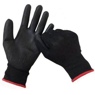 China Breathable Breathable Elastic Nylon Coated Anti Abrasive Safety PU Gardening Working Gloves for sale