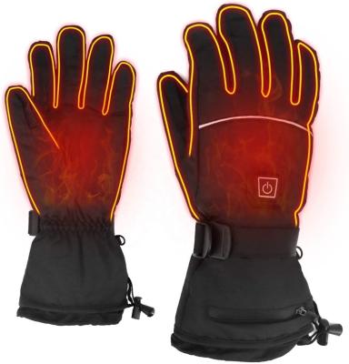 China 3.7V Hand Warmer Men Women Winter Comfortable Rechargeable Battery Operated Thermal Electric Heating Gloves for Skiing for sale