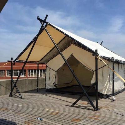 China Long Lasting Luxury And Durable Safari Resort Hotel All Year Glamping Tent 10 - 15 Person With Bathroom for sale