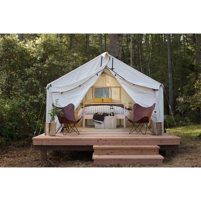 China Factory price durable outdoor luxury safari lodge hotel canvas lodge resort safari tent for sale for sale