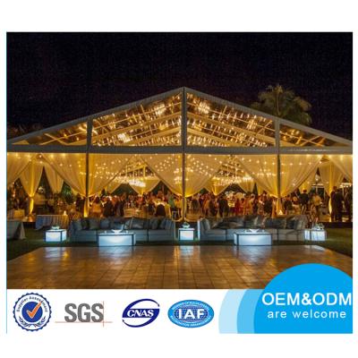 China Aluminum alloy tent hard pressed pvc marquee luxury romantic outdoor wedding tent for wedding for sale