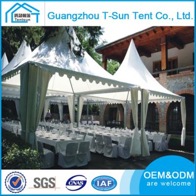 China Hot sales of flame retardant PVC double layer fabric in Kenya strong and durable aluminum tent pagoda frame canopy party marquee Arabic tent en venta