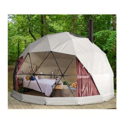 China Hotel 20m 4m 6m 5m Large Diameter PVC Event Dome Tent Outdoor Luxury Transparent Geodesic Hotel With Bath for sale