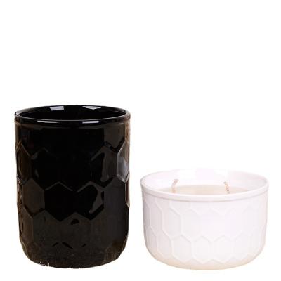 China Ceramic Aromatherapy Coffee Candle Cup Wax Factory Weddings Romantic Aroma Candle Without Atmosphere ClubSPASmoke for sale