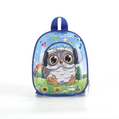 China Non-slip EVA cartoon pattern kindergarten backpack environmental protection small cartoon children's backpack double shoulder strap for sale