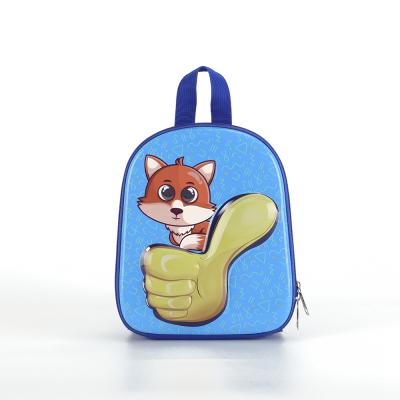 China 2021 New Cartoon Children's Baby Backpack Waterproof EVA Outdoor Leisure Animal Pattern Children's Small Backpack for sale