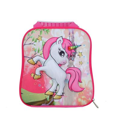 China Cartoons Cute Insulated Kids Backpack For Picnic Cartoon Kids School Insulated Sack Lunch Bag for sale