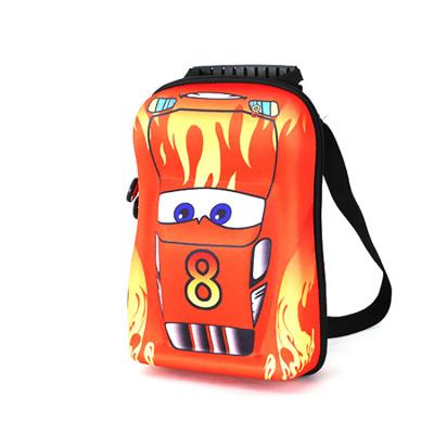 China 2021 new fashion student school bag 3D pattern large capacity waterproof red festive school bag for sale